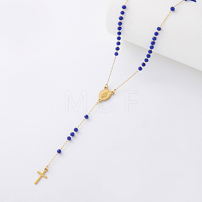 Vintage Resin Rosary Bead Necklaces BR3351-4-1