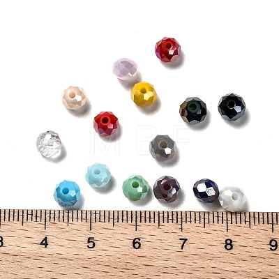 15 Colors Electroplate Glass Beads EGLA-JP0002-02E-6mm-1