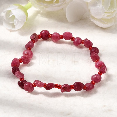 Dyed Natural Moonstone Beads Bracelets GG-CBA05D5-02A-04-1
