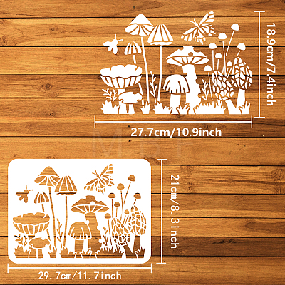 Plastic Drawing Painting Stencils Templates DIY-WH0396-515-1