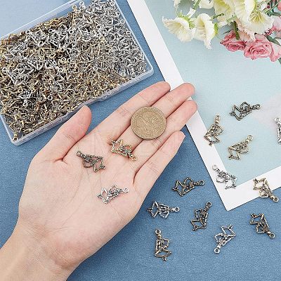 180Pcs 3 Style Punk Alloy Pendants FIND-FH0001-23-1