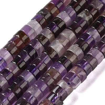 Natural Amethyst Beads Strands G-M420-A17-01-1