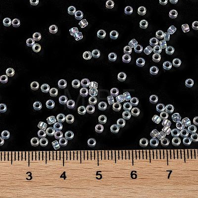 Transparent Colours AB Glass Seed Beads SEED-S042-14A-01-1