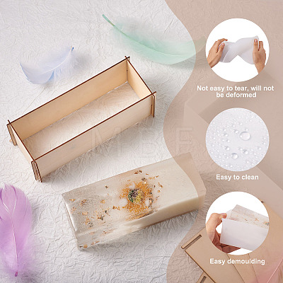 2 Set 2 Style Rectangle DIY Silicone Molds DIY-BY0001-21-1