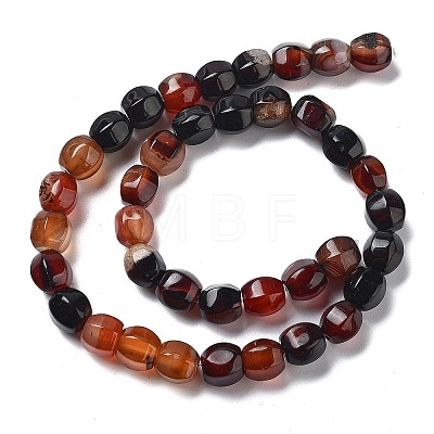 Natural Agate Beads Strands G-G172-02F-1