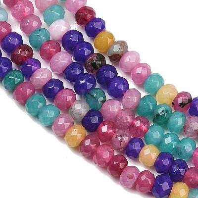 Dyed Natural Whie Jade Beads Strands GG-CBAF9EE-A34-3x4mm-1