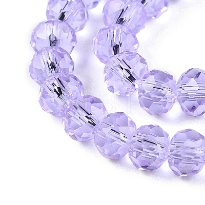 Transparent Glass Beads Strands X-GLAA-T023-4mm-B01-1