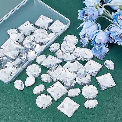 Fingerinspire 60Pcs 4 Style Extra Large Jewelry Sticker TACR-FG0001-16-1