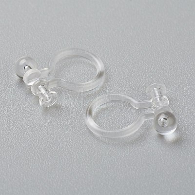 Plastic Clip-on Earring Findings KY-P001-10A-1