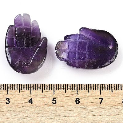 Natural Amethyst Pendants G-K359-03G-1