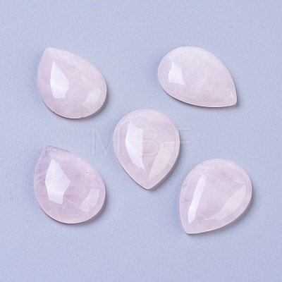 Natural Rose Quartz Cabochons G-L510-13-1