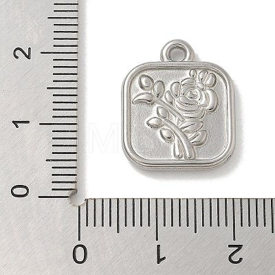 Anti-Tarnish 304 Stainless Steel Pendants STAS-Q334-24P-1