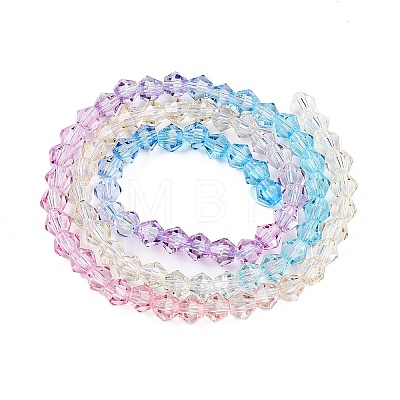 Baking Painted Glass Bead Strands DGLA-A039-T2mm-A07-1