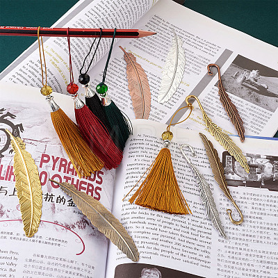 DIY Feather Bookmark Making Kits DIY-TA0003-30-1