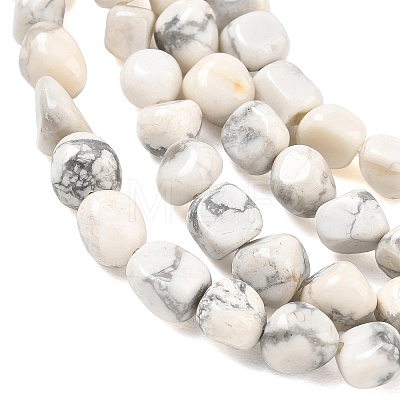 Natural Howlite Beads Strands GG-CBA9392-10-1