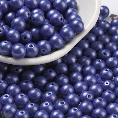 Baking Paint Glass Seed Beads SEED-A034-02M-1