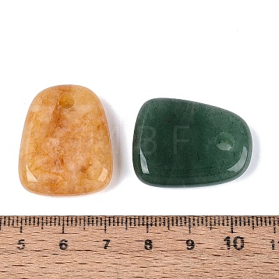 Natural Mixed Stone Pendants G-N362-06-1