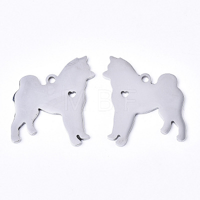 304 Stainless Steel Pendants X-STAS-N087-32-1