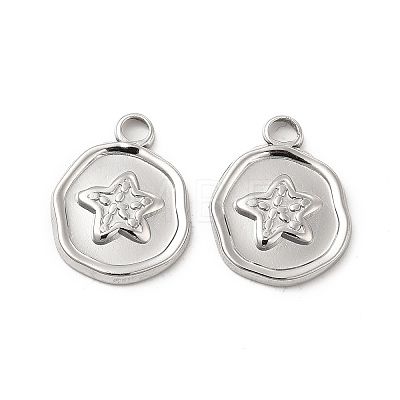 Non-Tarnish 304 Stainless Steel Pendants STAS-B032-36P-1