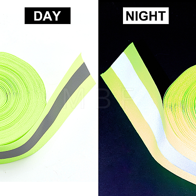 25M Flat Reflective Polyester Ribbons OCOR-BC0006-17B-1