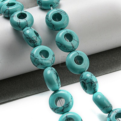 Synthetic Turquoise Beads Strands G-P536-A16-01-1