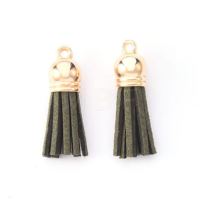 Faux Suede Tassel Pendant Decorations X-FIND-R095-031LG-1
