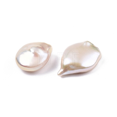 Natural Baroque Keshi Pearl Beads PEAR-N020-L13-1