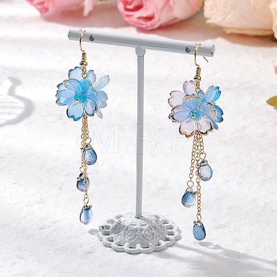 Flower Dangle Earrings X1-EJEW-TA00636-04-1
