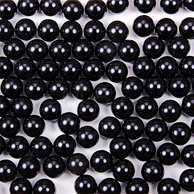 Olycraft Eco-Friendly Plastic Imitation Pearl Beads MACR-OC0001-04-1