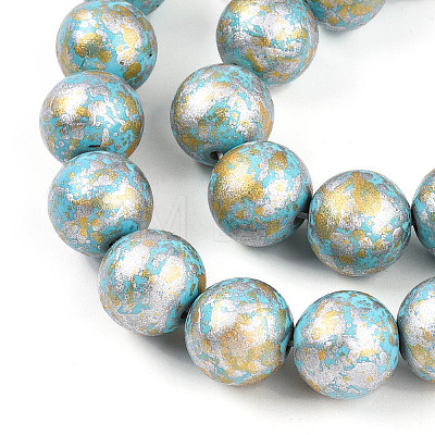 Synthetic Turquoise Beads Strands TURQ-T004-08A-08-1