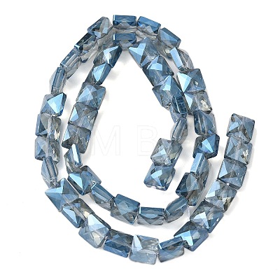 Electroplate Glass Beads Strands EGLA-L045-B-FR02-1