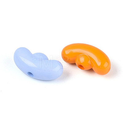 Opaque Acrylic Beads OACR-Q197-12-1