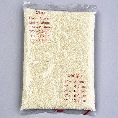 (Repacking Service Available) 8/0 Glass Seed Beads SEED-C025-3mm-134-1