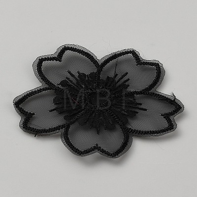 Organza Embroidery Sew on Appliques PATC-WH0008-61D-1