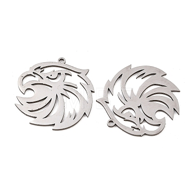 201 Stainless Steel Pendants STAS-I364-14P-1