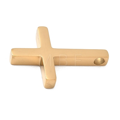 304 Stainless Steel Saint Peter's Cross Pendants STAS-K311-10E-G-1