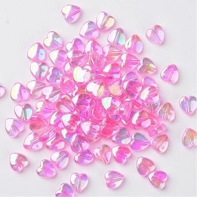 Eco-Friendly Transparent Acrylic Beads PL539-810-1