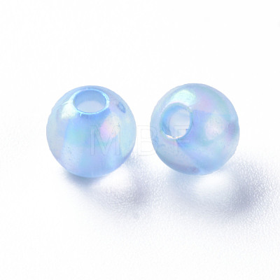 Transparent Acrylic Beads MACR-S370-B6mm-749-1