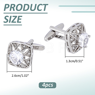 Brass Cufflinks FIND-WH0111-880-1