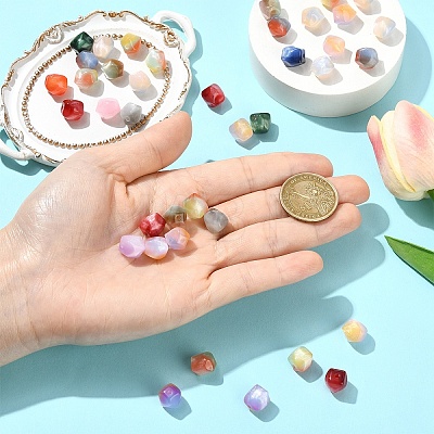50Pcs Resin Beads RESI-YW0006-29-1