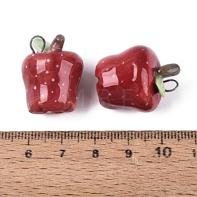 Handmade Porcelain Pendants PORC-N013-16A-1