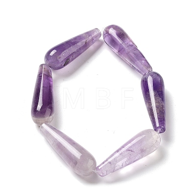 Natural Amethyst Beads Strands G-P528-H15-01-1