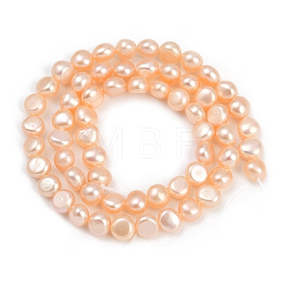 Natural Cultured Freshwater Pearl Beads Strands PEAR-P064-19G-12C-1