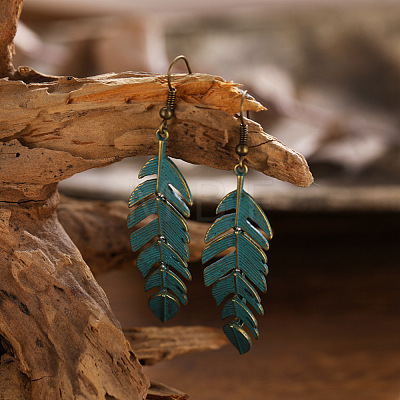 Bohemian Alloy Dangle Earrings WGA91CB-01-1