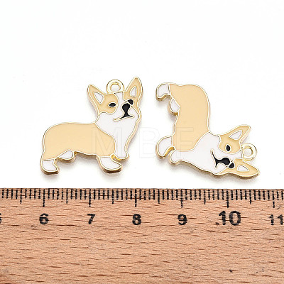 Alloy Enamel Pendants ENAM-S127-014B-01-RS-1