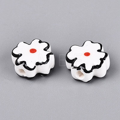 Handmade Porcelain Beads PORC-N012-15A-1