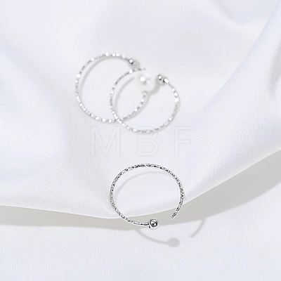 Brass Cuff Ring Settings KK-P337-01P-1