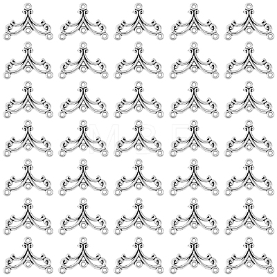 40Pcs Tibetan Style Alloy Chandelier Components FIND-SC0023-76-1