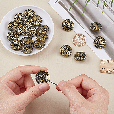 1-Hole Alloy Buttons FIND-FG0004-58A-1