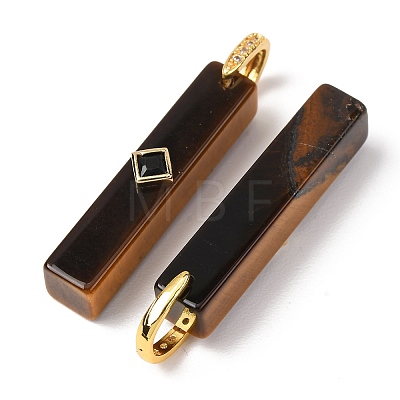 Natural Tiger Eye Pendants GG-CBA51ED-01G-05-1